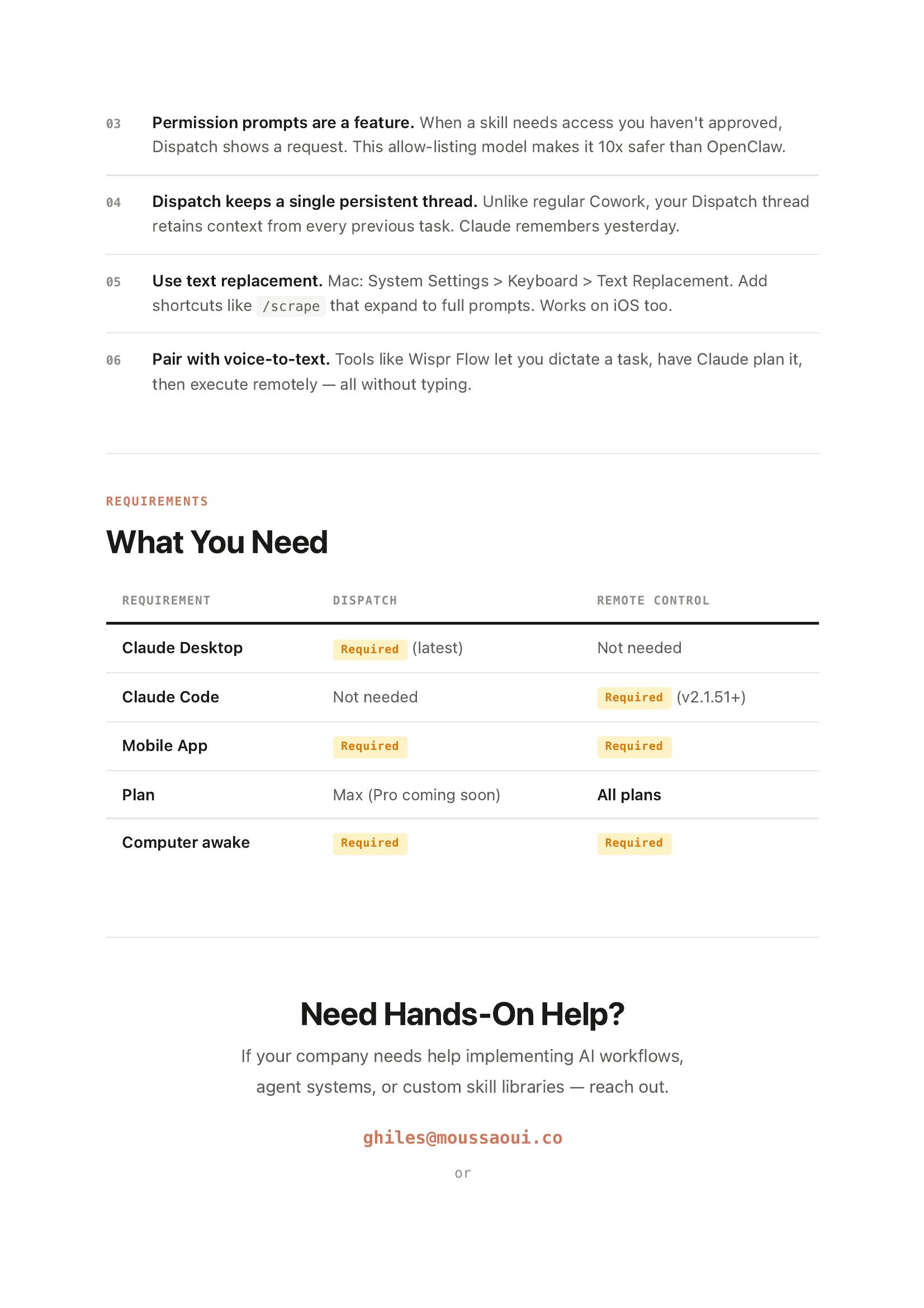 Claude Dispatch Setup Guide — Page 9