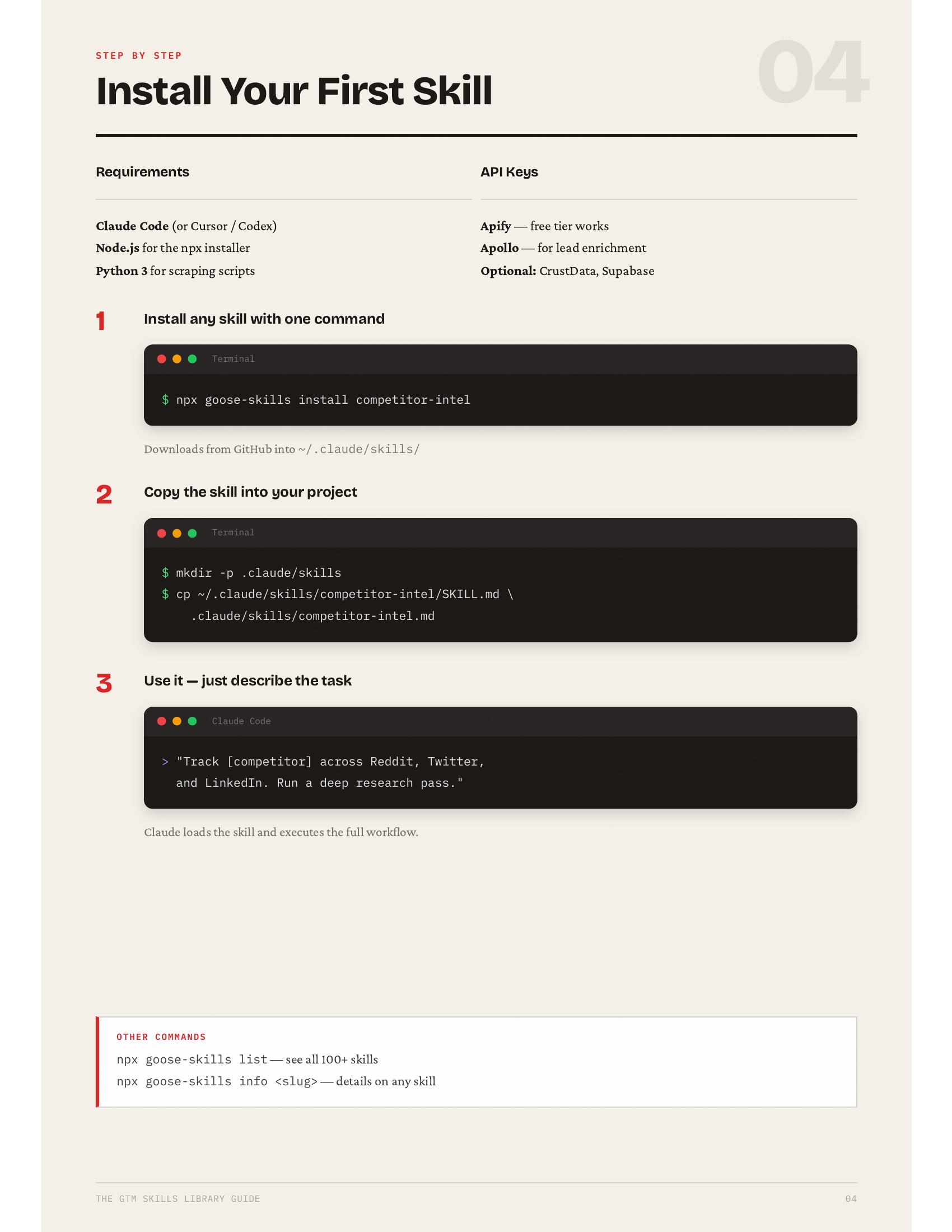 GTM Skills Guide — Page 4